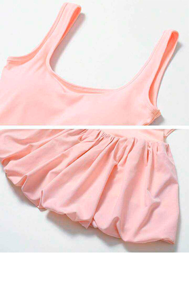 VESTIDO CON SHORT 991 BABY PINK