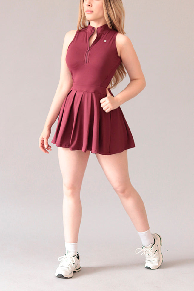 VESTIDO Y134 VINO