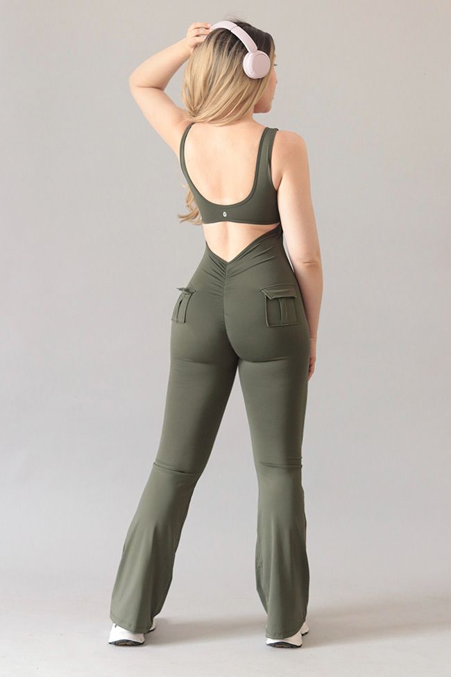 ENTERIZO PUSH UP LYCRA Y187 VERDE