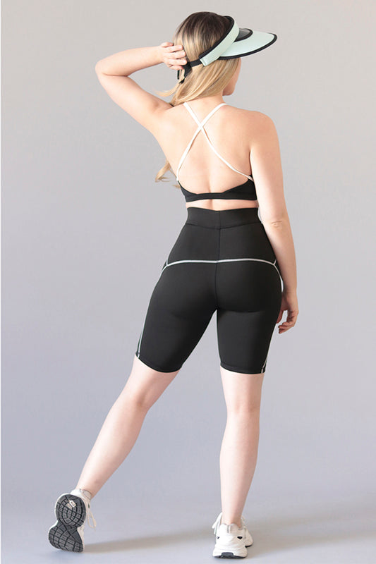 SET TOP Y BIKER Y110 NEGRO