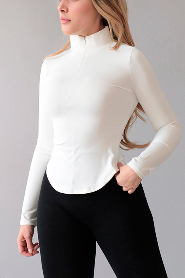 BLUSA LYCRA Y128 BLANCA