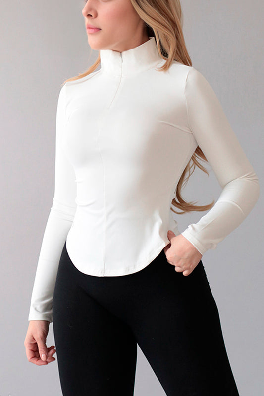 BLUSA LYCRA Y128 BLANCA