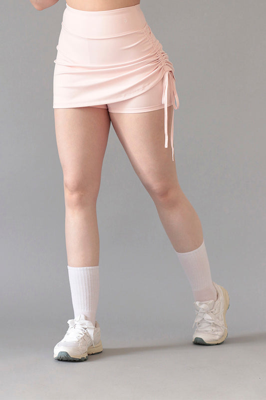 FALDA SHORT LISTON ROSA