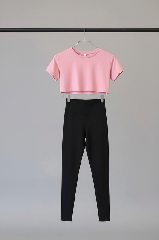 BLUSA CORTA LYCRA LIGERA ROSA 2208