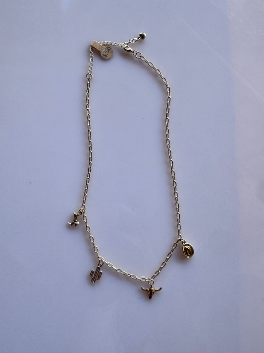 Wild Spirit: Collar de Charms Western 🌵🤠✨