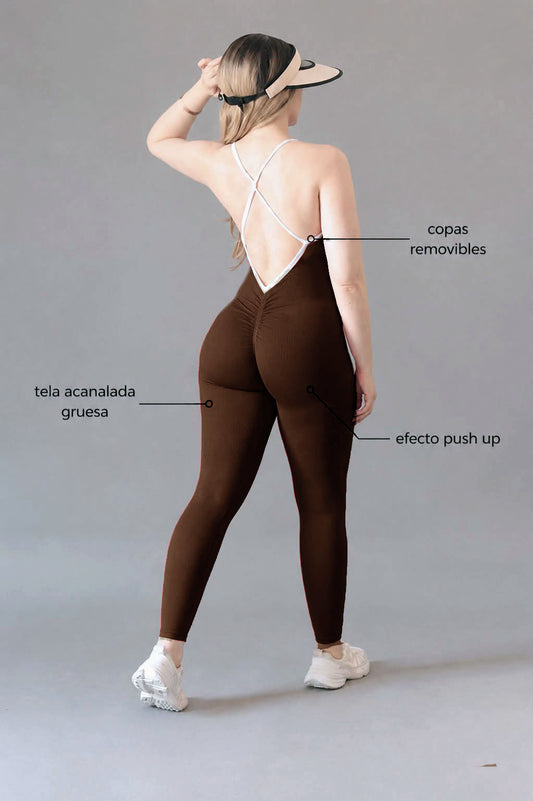 ENTERIZO SCRUNCH ACANALADO XY417
