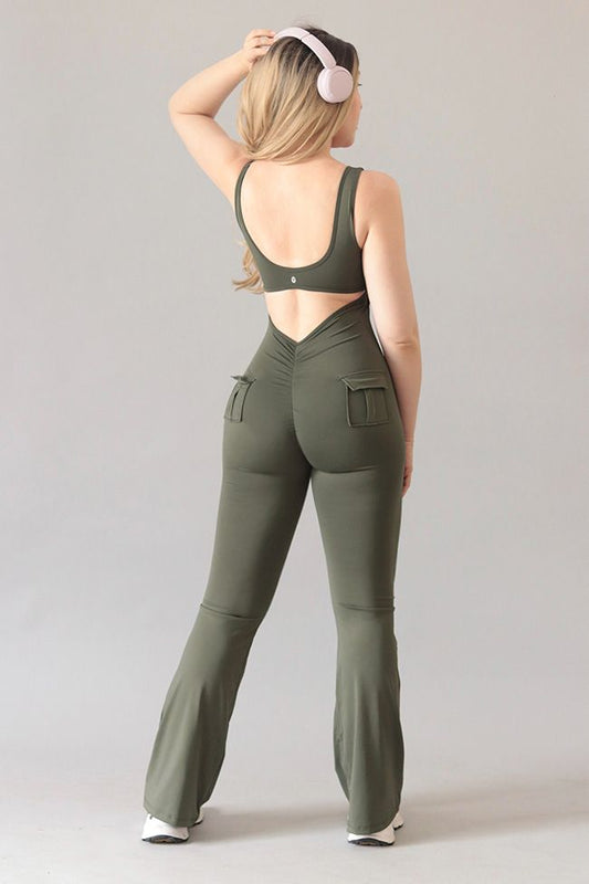 ENTERIZO PUSH UP LYCRA Y187 VERDE